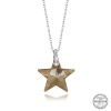 Swarovski Crystal Taşlı Yıldız Lucky Life 925 Ayar Gumuss  Lucky Life Lucky Life Lucky Life Kadın Kolye