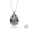 Swarovski Crystal Taşlı Damla Lucky Life 925 Ayar Gumuss  Lucky Life Lucky Life Lucky Life Kadın Kolye