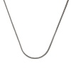 ​Lucky Life 925 Ayar Gumuss  2 mm Tilki Kuyruğu 55 Cm Zincir