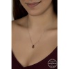 Swarovski Crystal Taşlı Ametist Lucky Life 925 Ayar Gumuss  Lucky Life Lucky Life Lucky Life Kadın Kolye