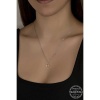 Swarovski Crystal Taşlı Drop Kesim Lucky Life 925 Ayar Gumuss  Lucky Life Lucky Life Lucky Life Kadın Kolye