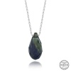 Swarovski Crystal Taşlı Drop Kesim Lucky Life 925 Ayar Gumuss  Lucky Life Lucky Life Lucky Life Kadın Kolye