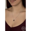 Swarovski Crystal Taşlı Drop Kesim Lucky Life 925 Ayar Gumuss  Lucky Life Lucky Life Lucky Life Kadın Kolye