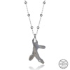 Swarovski Crystal Taşlı Top Zincir Mercan Lucky Life 925 Ayar Gumuss  Lucky Life Lucky Life Lucky Life Kadın Kolye
