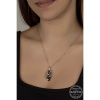 Swarovski Crystal Taşlı Salkım Lucky Life 925 Ayar Gumuss  Lucky Life Lucky Life Lucky Life Kadın Kolye