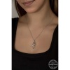 Swarovski Crystal Taşlı Salkım Lucky Life 925 Ayar Gumuss  Lucky Life Lucky Life Lucky Life Kadın Kolye