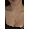 Swarovski Crystal Taşlı Rose Top Zincir Lucky Life 925 Ayar Gumuss  Lucky Life Lucky Life Lucky Life Kadın Kolye