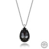 Swarovski Crystal Taşlı Top Zincir Damla Lucky Life 925 Ayar Gumuss  Lucky Life Lucky Life Lucky Life Kadın Kolye
