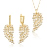 Lucky Life 925 Ayar Gumuss  Gold Melek Kanadı Lucky Life Lucky Life Kadın Set
