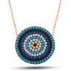 ​Lucky Life 925 Ayar Gumuss  Rose Nazar Lucky Life Lucky Life Lucky Life Kadın Kolye
