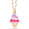 Lucky Life 925 Ayar Gumuss  Rose Renkli Dondurma Lucky Life Lucky Life Lucky Life Kadın kolye