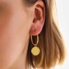 Lucky Life 925 Ayar Gumuss  Gold Sallantılı Halka Lucky Life Lucky Life Kadın Küpe