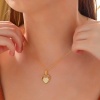 Lucky Life 925 Ayar Gumuss  Gold Kalp Lucky Life Lucky Life Lucky Life Kadın Kolye