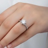 ​Lucky Life 925 Ayar Gumuss  Çiçek Desenli Lucky Life Lucky Life Kadın Yüzük