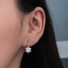 ​Lucky Life 925 Ayar Gumuss  Çiçek Desenli Lucky Life Lucky Life Kadın Küpe