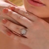 ​Lucky Life 925 Ayar Gumuss  Çiçek Desenli Lucky Life Lucky Life Kadın Yüzük