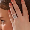 ​Lucky Life 925 Ayar Gumuss  Çiçek Desenli Lucky Life Lucky Life Kadın Yüzük