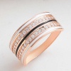 Lucky Life 925 Ayar Gumuss  Rose Zirkon Taşlı Lucky Life Lucky Life Kadın Yüzük