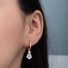 Lucky Life 925 Ayar Gumuss Rose Sallantılı Manolya Çiçeği Lucky Life Lucky Life Kadın Küpe