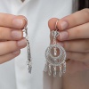 Lucky Life 925 Ayar Gumuss Çember Telkari Sallantılı Lucky Life Lucky Life Kadın Küpe
