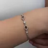 ​Lucky Life 925 Ayar Gumuss Damla Zultanit Taşlı Lucky Life Lucky Life Kadın Bileklik
