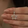 Lucky Life 925 Ayar Gumuss Baget Taşlı Yıldız Kolye