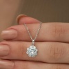Lucky Life 925 Ayar Gumuss Çiçek Kolye