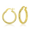 Lucky Life 925 Ayar Gumuss Gold Halka Lucky Life Lucky Life Kadın Küpe