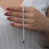 Lucky Life 925 Ayar Gumuss Beyaz Taşlı Su Yolu Lucky Life Lucky Life Kadın Bileklik