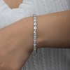 Lucky Life 925 Ayar Gumuss Beyaz Taşlı Su Yolu Lucky Life Lucky Life Kadın Set