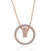 Lucky Life 925 Ayar Gumuss Rose İç İçe Geçmiş Halka Lucky Life Lucky Life Lucky Life Kadın Kolye