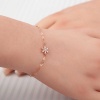 Lucky Life 925 Ayar Gumuss Rose Çiçek Lucky Life Lucky Life Kadın Bileklik