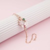 Lucky Life 925 Ayar Gumuss Rose Kalp Manolya Çiçeği Kelebek Lucky Life Lucky Life Kadın Bileklik