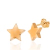 Lucky Life 925 Ayar Gumuss Rose Yıldız Çivili Lucky Life Lucky Life Kadın Küpe
