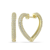 Lucky Life 925 Ayar Gumuss Gold Kalp Lucky Life Lucky Life Kadın Küpe
