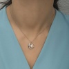 Lucky Life 925 Ayar Gumuss Opal Beyaz Taşlı Ay Güneş Lucky Life Lucky Life Lucky Life Kadın Kolye