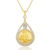 Lucky Life 925 Ayar Gumuss Gold Kaplama Damla Tuğralı Lucky Life Lucky Life Lucky Life Kadın Kolye