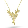Lucky Life 925 Ayar Gumuss Gold Daldaki Kelebek Lucky Life Lucky Life Lucky Life Kadın Kolye