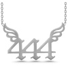 Lucky Life 925 Ayar Gumuss 444 Melek Sayısı Lucky Life Lucky Life Lucky Life Kadın Kolye