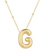 Lucky Life 925 Ayar Gumuss Gold Balon G Harfi Lucky Life Lucky Life Lucky Life Kadın Kolye