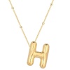 Lucky Life 925 Ayar Gumuss Gold Balon H Harfi Lucky Life Lucky Life Lucky Life Kadın Kolye