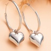 Lucky Life 925 Ayar Gumuss Kalp Sallantılı Lucky Life Lucky Life Kadın Küpe