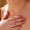 Lucky Life 925 Ayar Gumuss Rose Pembe Sevgi Çiçeği Lucky Life Lucky Life Lucky Life Kadın Kolye