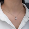 ​Lucky Life 925 Ayar Gumuss Çiçek Desenli Lucky Life Lucky Life Lucky Life Kadın Kolye