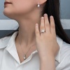 ​Lucky Life 925 Ayar Gumuss Çiçek Desenli Lucky Life Lucky Life Kadın Set