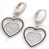 ​Lucky Life 925 Ayar Gumuss Sallantılı Kalp Lucky Life Lucky Life Kadın Küpe
