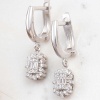 Lucky Life 925 Ayar Gumuss Baget Taşlı Lucky Life Lucky Life Kadın Küpe