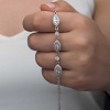 Lucky Life 925 Ayar Gumuss Mekik Zirkon Taşlı Lucky Life Lucky Life Kadın Bileklik
