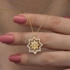 Lucky Life 925 Ayar Gumuss Gold Kar Tanesi Lucky Life Lucky Life Lucky Life Kadın Kolye