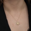 Lucky Life 925 Ayar Gumuss Gold Kar Tanesi Lucky Life Lucky Life Lucky Life Kadın Kolye